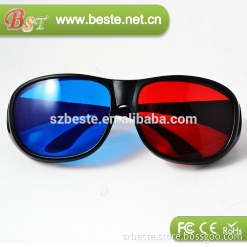 Good quality low price plastic blue films pictures porn 3d glasses red cyan glasses